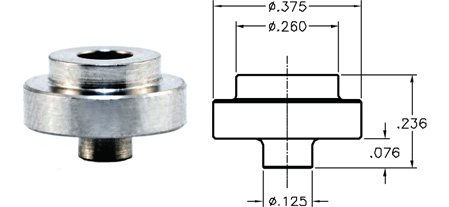 P-II Step Nozzle Assembly, Ruby, .0xx