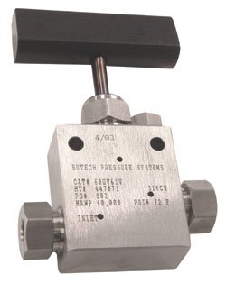 Straight Valve 2-Way,2pc 3/8, HP  