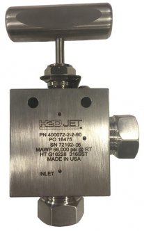 Valve-Two Way,2 piece Right Angle 3/8, HP 