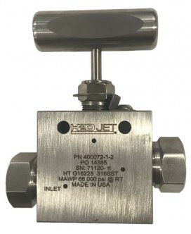 Straight Valve 2-Way,2Pc 1/4 HP 