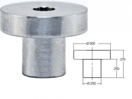 JE PL-II T-Mount Nozzle Assembly, Diamond,.0xx