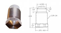 Blast I Nozzle Assembly, Diamond, .0xx