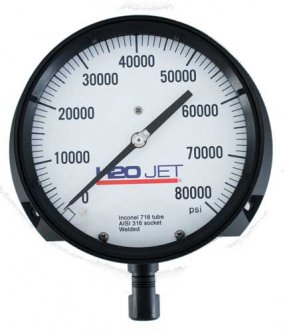 Gauge, Water 80,000 PSI , Ashcroft (Special Order) 