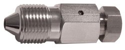 Adapter, HP, 3/8M x 1/4F (One Piece) 