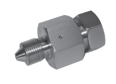 Adapter, HP, 3/8M x 9/16F 