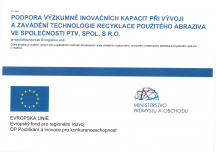 Podpora výzkumu při vývoji recyklace abraziva