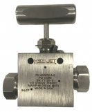 Straight Valve,2-Way,2 piece 9/16, HP