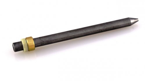 Abrasive Nozzle, FL .281 OD, .040 ID x 4 Long, with Steeper Inlet Ring/Washer 
