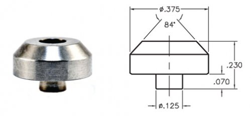 Standard Nozzle Assembly, Sapphire, .0xx